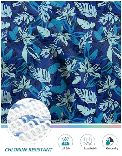 Image of Kayrth Women's High Waisted Swim Skirt with Zipper Pockets Tummy Control Bathing Suit Swimsuit Tankini Bottoms