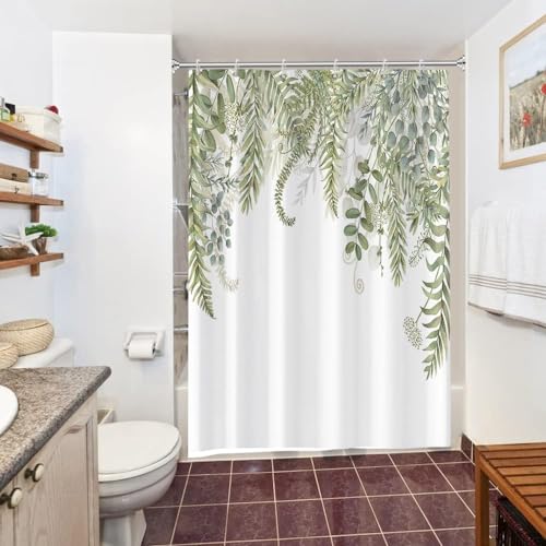 Uiiooazy Green Eucalyptus Shower Curtain
