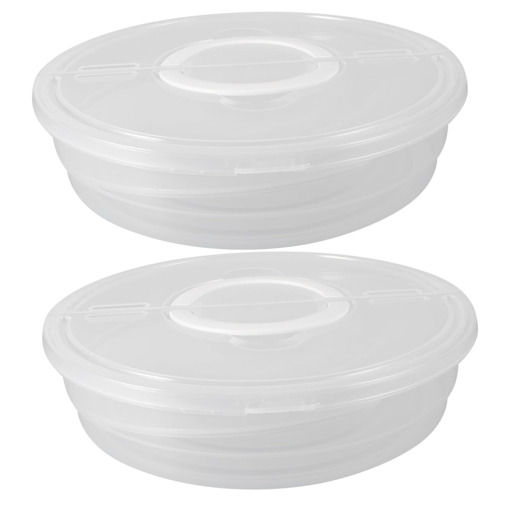 Hemobllo Contenitori per Conservazione Torta 2 Pezzi Plastico