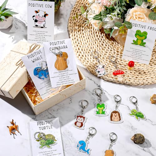 Image of Landical Positive Animal Keychains Bulk, Back to School