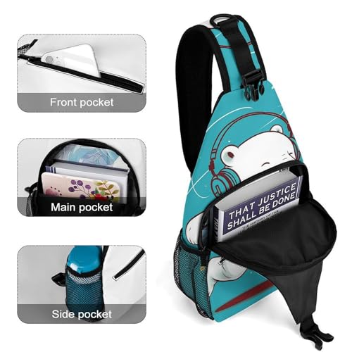 Mochila tipo bandolera deportiva para hiking y uso casual miniatura 4
