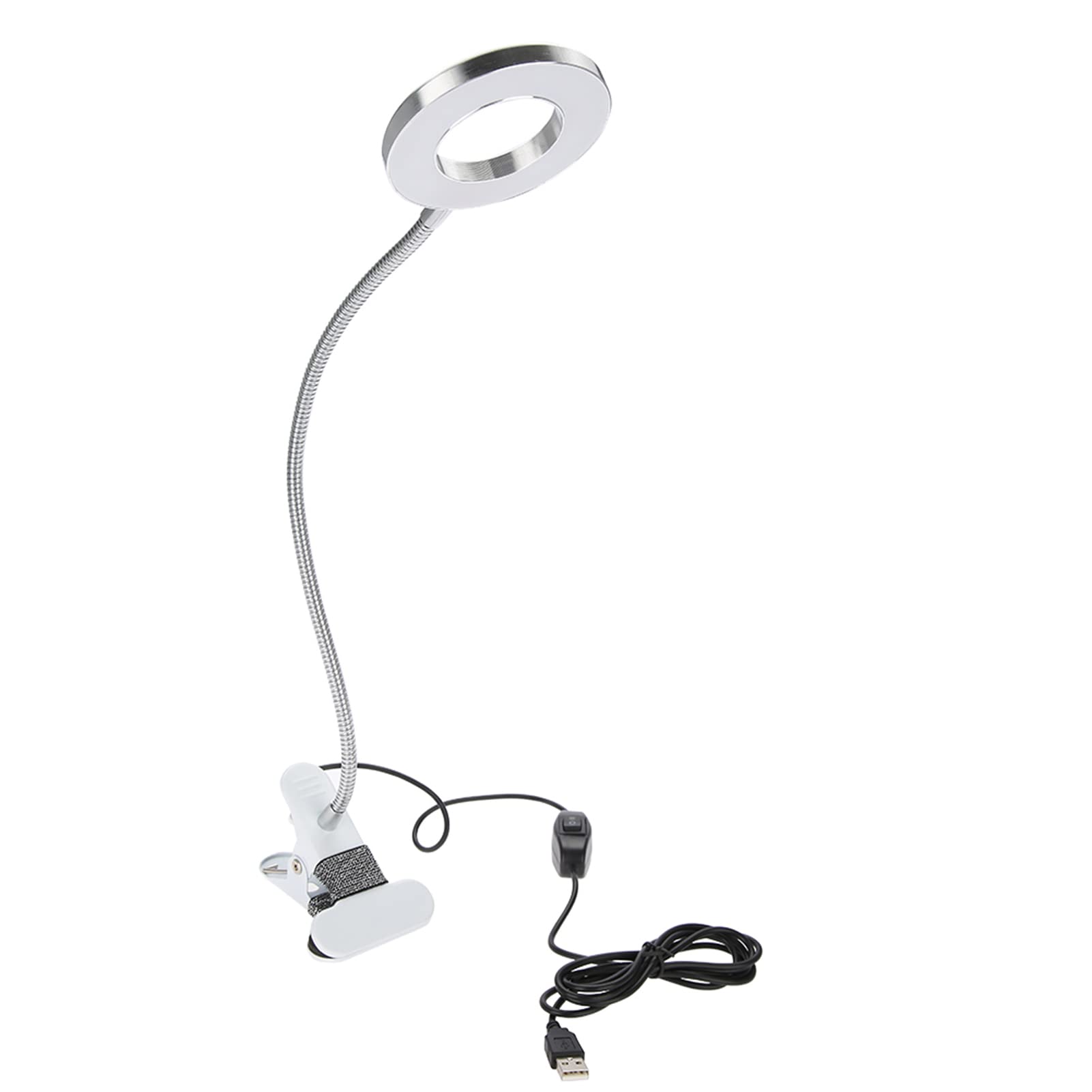 Ejoyous LED Makeup Lamp with USB Clip, Adjustable Warm & Cold Light for Microblading Eyeliner - Salon Use 120Characters
