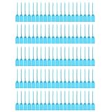 100 Stück Blau Kunststoff-Siegel, Sicherheitsetiketten, nummerierte Kabelbinder, manipulationssichere Kabelbinder für Handtaschen, Gepäck, Kleidung, Schuhe, Postpakete