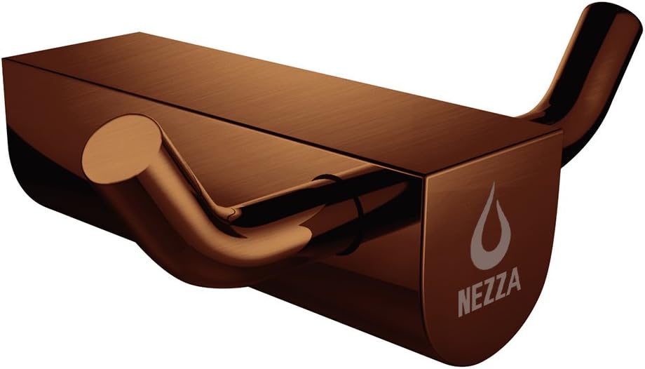 Nezza Oil Rubbed Bronze NBA-125-001-RB Contemporary Wall Mounted Bathroom Solid Brass Robe Hook