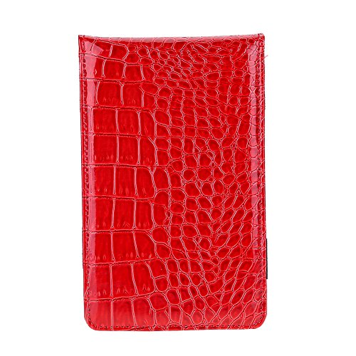 VGEBY1 Golf Score Counter, PU Golf Score Record Card Holder Exquisite Golf Gift with Pencil for Golf Lovers Trainers(Red) - Image 4