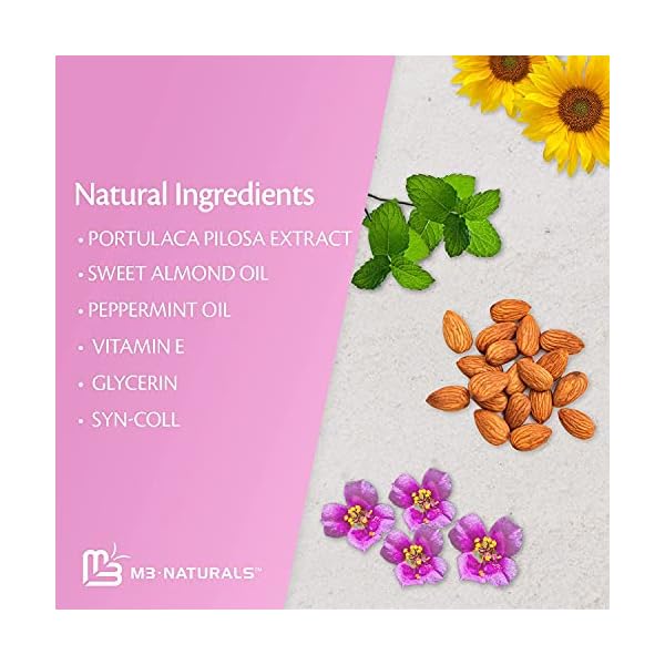 M3 Naturals Collagen Lip Plumper Clinically Proven Natural Lip Enhancer for Fuller Softer Lips Increased Elasticity Reduce Fine Lines Hydrating Plump Gloss Lipstick Primer