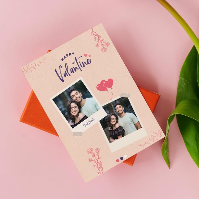 Half Engineer Personalise Image Printed Happy Valentine's Day Greeting Card with Envelope Romantic Gift For Love| Husband Wife Girlfriend Boyfriend Couple |Large A4 8.25 x 11.75 Add Custom, Message
