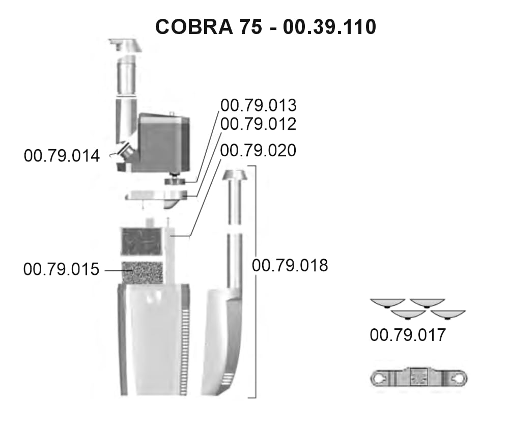 NEWA Filtre Cobra 75 - Cf75 - Pour aquarium