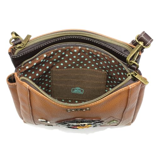 Image of CHALA Merry Messenger RFID Protected Women Faux Leather Shoulder Purse with Adjustable Crossbody Strap | RFID Protected