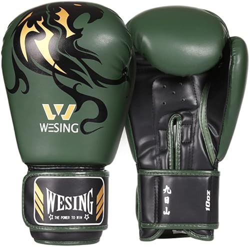 Miniatura 2 de Wesing - Guantes de boxeo de grado profesional para mujeres y hombres, kickboxing, bagwork, gel, Sparring, guantes de entrenamiento para