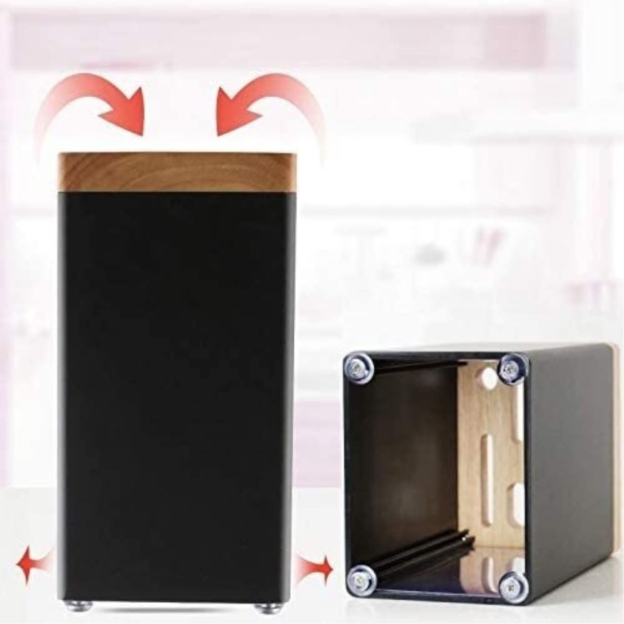 Soporte para Cuchillos Bloque para Cuchillos Soporte para Cuchillos, Soporte para Cuchillos, Suministros De Cocina, Estante De Almacenamiento para El Hogar, Suministros De Cocina Multifunción Soporte