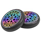 Oath Stalker Wheels Neo Chrom 115mm x 28mm - 115mm Pro Scooter Rad - passend für die meisten modernen Gabeln - hochwertige Kugellager - überlegene Kernausführung