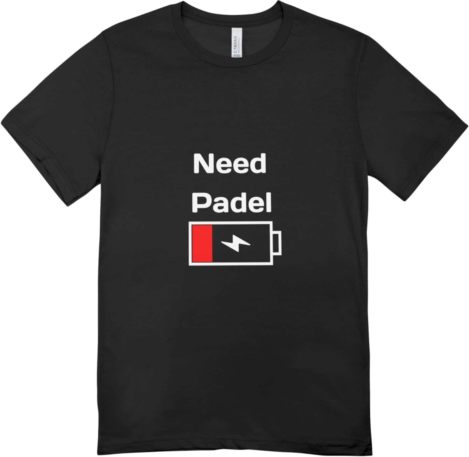 "Need Padel" Tshirt, New Polyester Collection, Quick Dry, Anti-bacterial, 3X sweat absorption, 6X moisture removal, 4way stretch