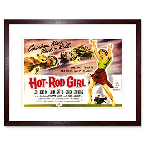 Wee Blue Coo Movie Film Hot Rod Girl Rebel Drive Car Thriller