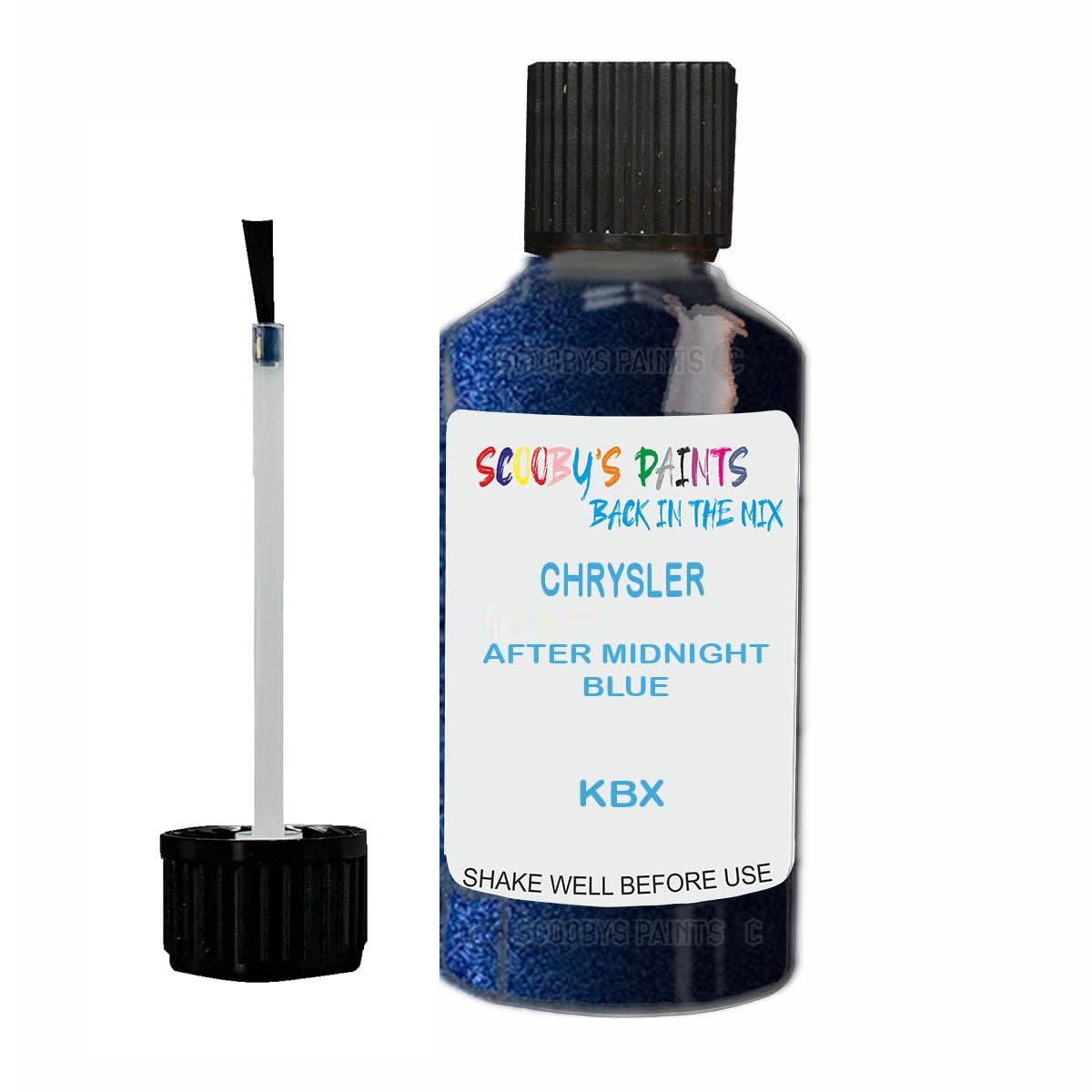 SCOOBYS PAINTS BACK IN THE MIX Touch Up Paint For Chrysler After Midnight Blue Kbx Metallic