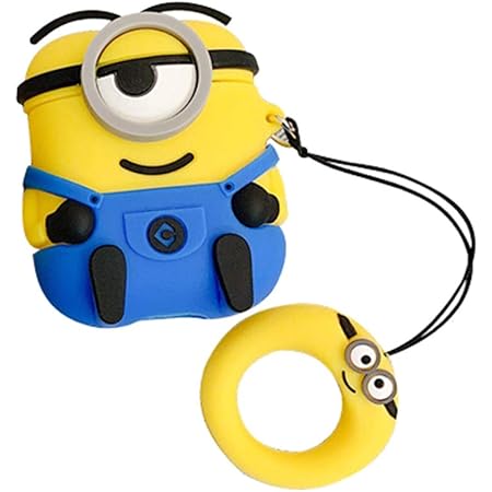 Amazon Jueji Airpodsケース エアポッド カバー 保護ケース 耐衝撃 紛失防止 Airpods第2世代と第1世代に適用 防塵 トイストーリー コミック画像 漫画 リングロープ 滑り止め キーチェーン 防塵 キズ防止 可愛い 萌え萌え Jueji イヤホン ヘッドホンケース