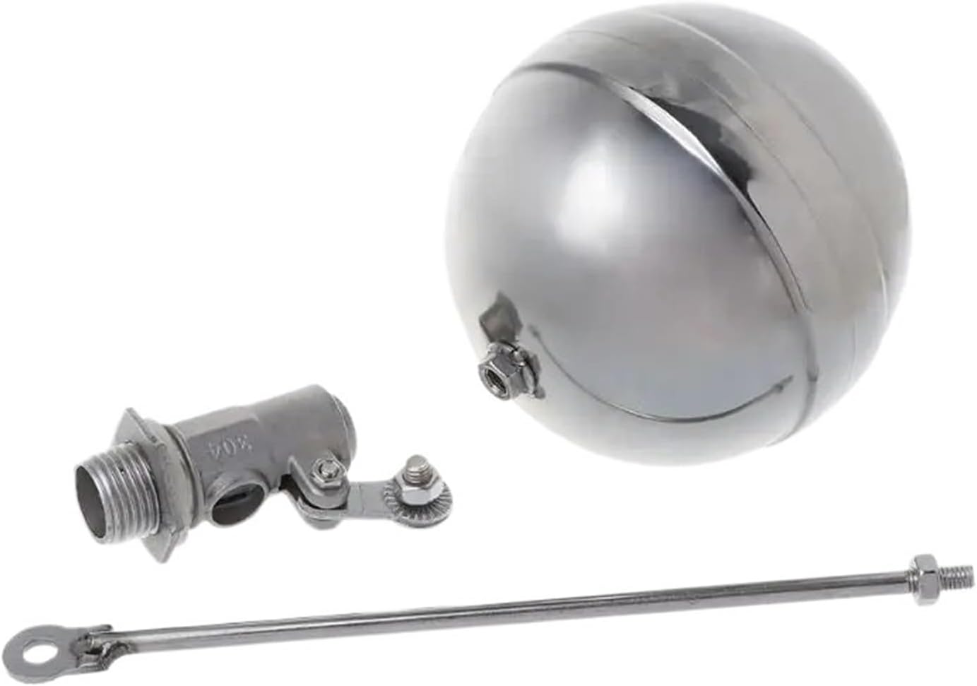 1pcs DN15 Male Thread Water Tank Ball Stainless Steel Flow Control Float Sensor Valve