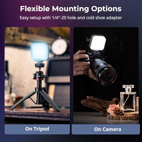 SMALLRIG P108 Neo Mini RGBWW LED Video Light, Portable Camera Fill Light - image 7