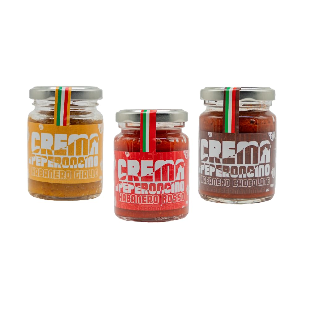 Tris di Peperoncino Habanero - Prodotti al peperoncino Mr PIC® - Mr PIC®: il Peperoncino Toscano di qualità - Carmazzi: la più ampia linea di prodotti piccanti in Italia