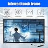 Enhance Your Interactive Experience with 50 Inch Multi-Touch Infrared Touch Overlay | USB Free Driver | HID Compatible - Ideal for IR Touch Screen Panel or Interactive Display - SpecialTouch