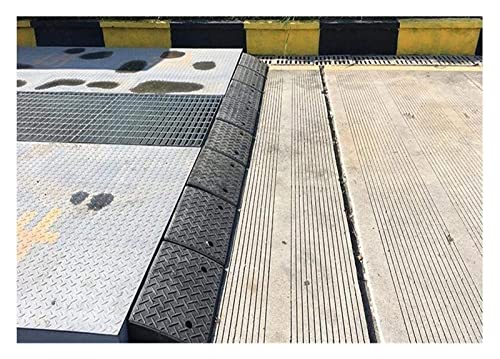 Ramp Safety Ramps, Color Plastic Threshold Ramps Bicycle Scooter Kerb Ramps Accessible Channel Wheelchair Ramps Tamaño: 49.5 * 26.5 * 7CM (Color : Dolphin Waves, Tamaño : 49.5 * 26.5 * 7CM) miniatura 5