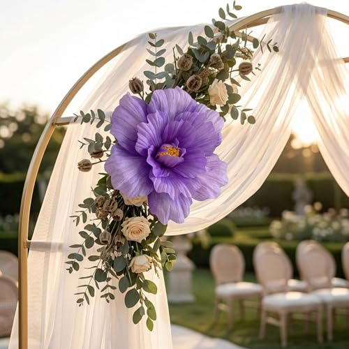 Flores de Papel de Seda Escaparates y Bienvenida de Bodas 3