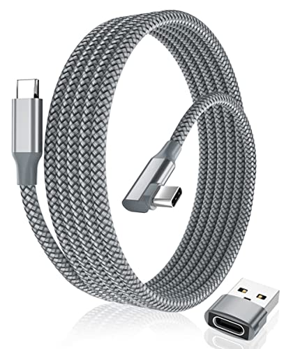 Elebase for iPhone 17 16 Pro Max Air Charger Cord 10FT with USB Adapter,Right Angled 100W USBC Fast Charging Power Cable for Car,Apple iPhone 15 16e,Samsung S25 S24 Ultra,iPad 11 10,Google Pixel 9 8