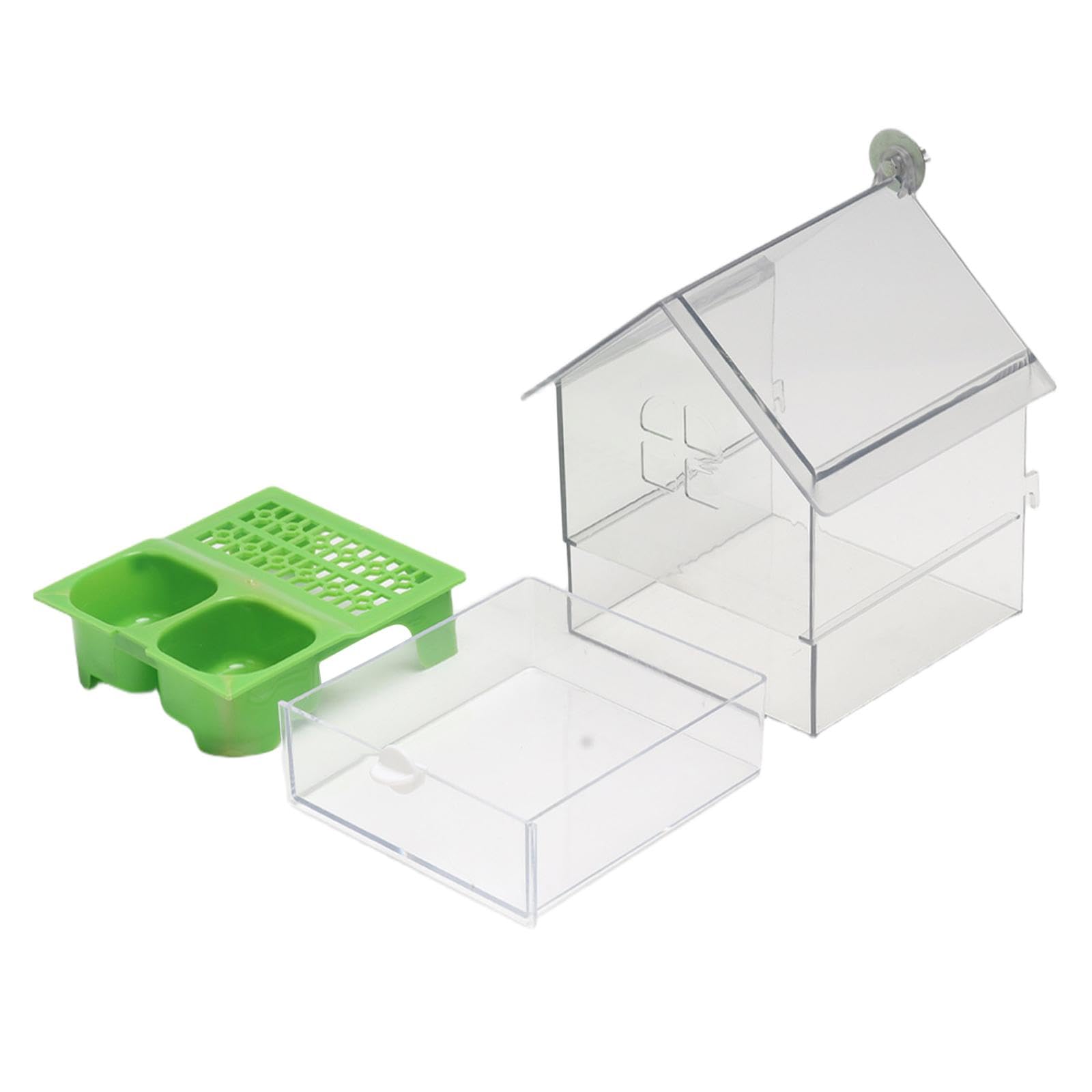 Qianly Baño Colgante para Pájaros, Comedero Portátil para Periquitos, Pájaros Pequeños Y Loros.