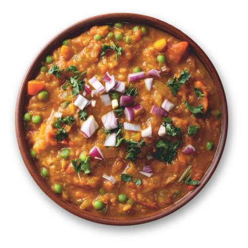 Image of FzyEzy Freeze-Dried Pav Bhaji Masala | Authentic Mumbai Street-Style Curry Paste | Ready in Minutes - Just Add Hot Water | Vegetarian Indian Meal | Travel-Friendly & Preservative-Free | 65g Pack