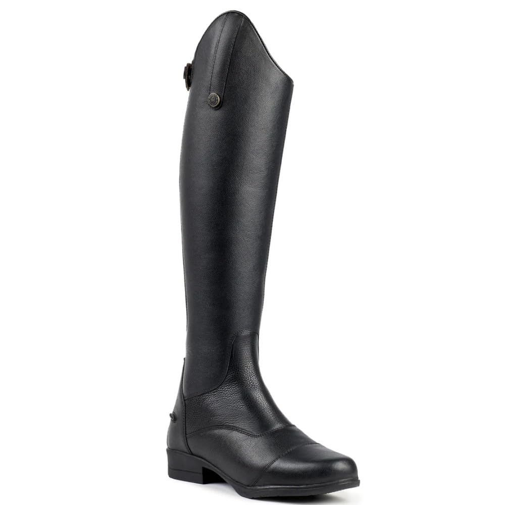 Moretta Carla - Stivali da equitazione lunghi in pelle, da donna, Nero , 37