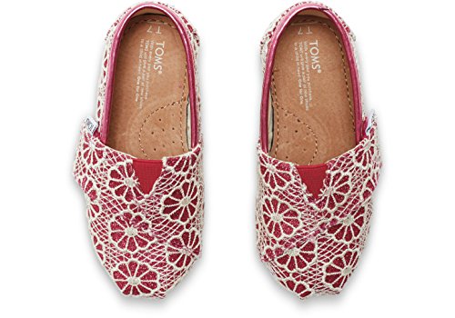 TOMS Classics Pink Crochet Glitter 10006358 Tiny 72