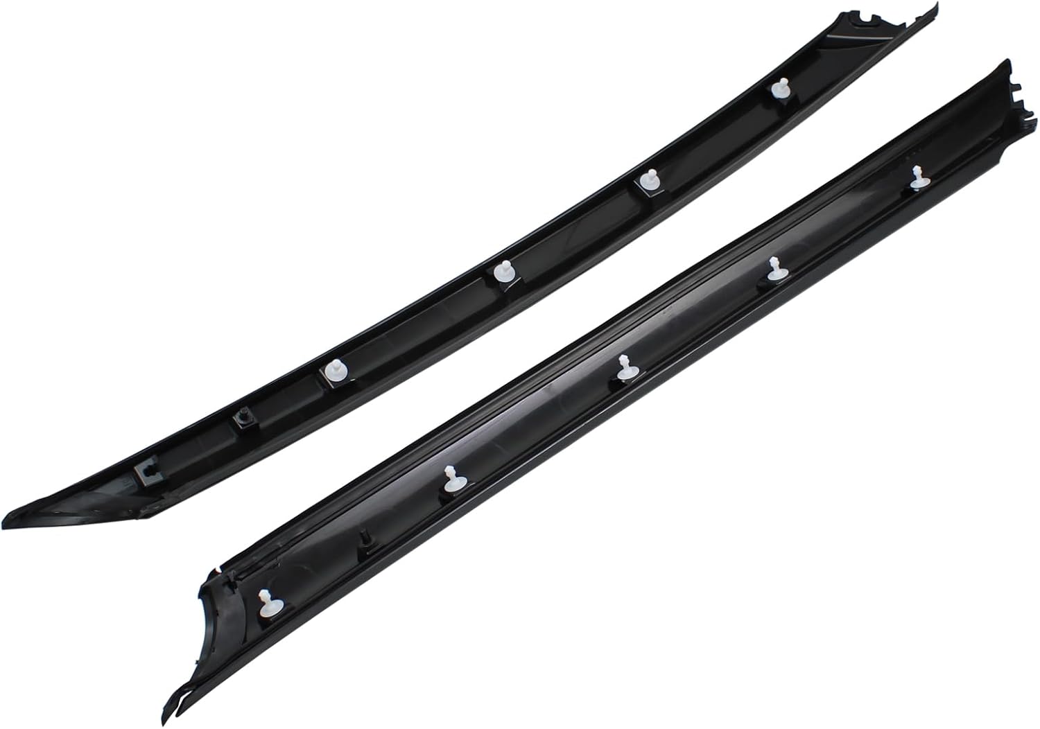 Front Windshield A Pillar Molding Trim Driver and Passenger Side Black for Nissan Maxima 2016-2020