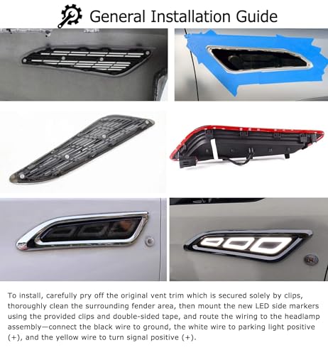 Kit de luces LED secuenciales para Nissan Armada 2017-2024 miniatura 6