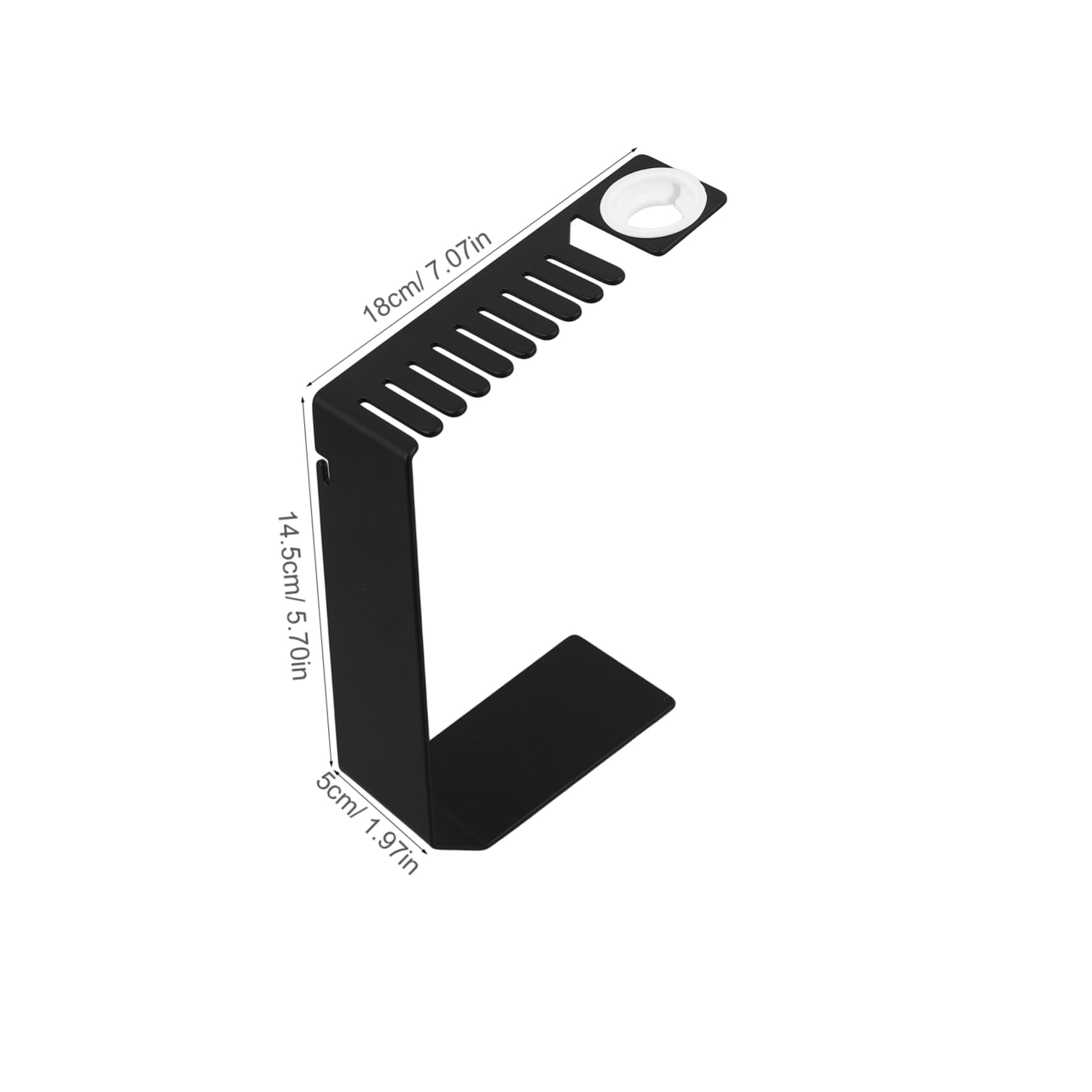 NUOBESTY Caricabatteria Per Smartwatch Con Supporto Per Cinturini Orologio Base Ricarica Per Scrivania Espositore Per Accessori Nero