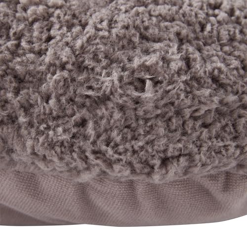 Almohada microfibra sherpa 61 cm diámetro con soporte miniatura 6