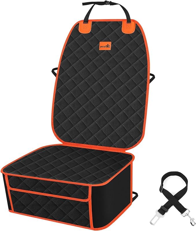 DOG SEAT BELTS (1 INCH POLY POPLINE TAPE) (BLACK) (Front Dog Car Seat cover, Orange) (B0CTQGNL1Y) Amazon Price History, Amazon Price Tracker