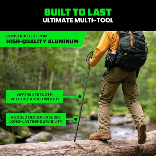 Rhino USA Survival Hiking Stick Multi-Tool