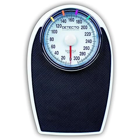 Detecto D1130 Large Dial Bathroom Scale, 300 lb Capacity Cover