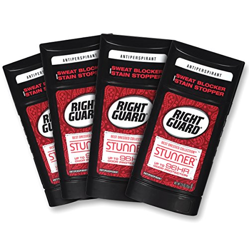 Right Guard Best Dressed Antiperspirant Deodorant Invisible Solid, Stunner, 2.6 Ounce (4 Count)