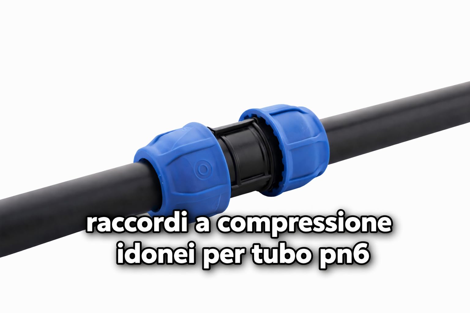 Tubo in Polietilene Nero LDPE PN6 diametro 16mm da 50 metri per Irrigazione Agricola e Giardino – Alta Resistenza 6 Bar – Made in Italy