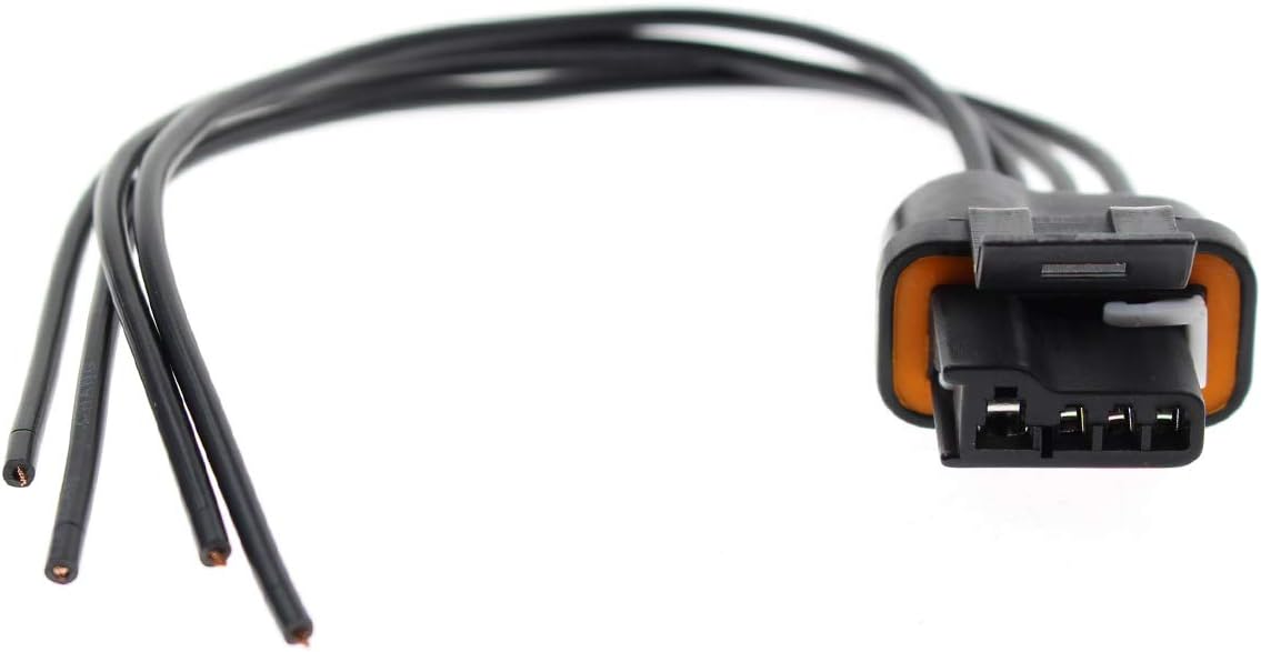 MOTOALL Alternator Lead Wire Repair Harness Voltage Regulator Connector Plug Wiring Pigtail 4