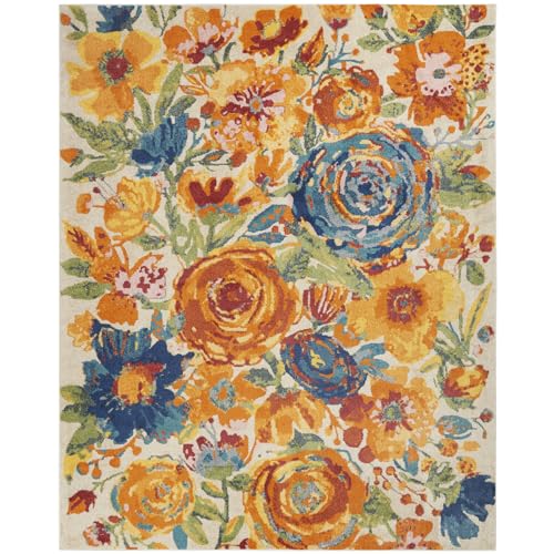 Tapete rectangular de 300x238 cm Ivory Multicolor Nourison
