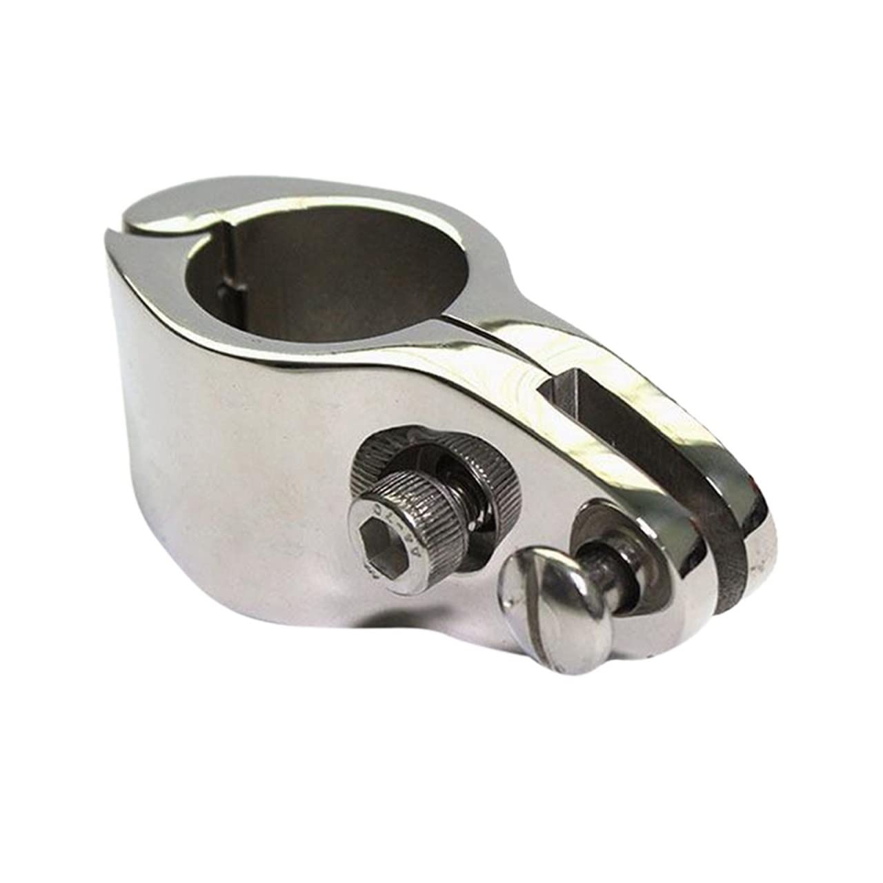 22mm, 25mm, 30mm, 32mm 316 Stainless Steel Marine Yacht Accessories Awning Accessories Marine Hardware with Bolt Pipe Clamp(25mm)