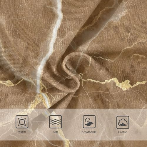 Brown Marble Toddler Underwear, Cotton Underwear Girls, 2T–8 Years3