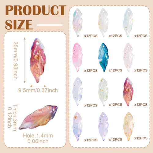 Perles en verre de qualité supérieure feuilles ciselées Beadthoven pour création de bijoux