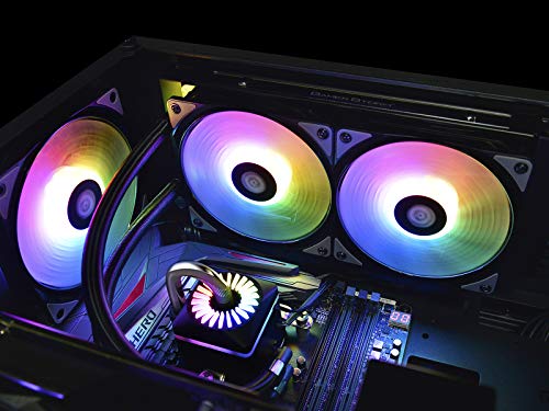 DeepCool Captain 240 PRO V2 Sistema di Raffreddamento Anti-Leak Radiatore da 240mm Dissipatore a Liquido RGB Rainbow Addressable 5V ADD RGB 3-Pin Compatibile Intel 115X/2066/2011 e AMD TR4/AM4
