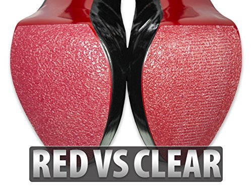 Red Slip Resistant Shoe Sole Bottom Cover Protector for High Heels - Self-Stick Pads - Thumbnail 4