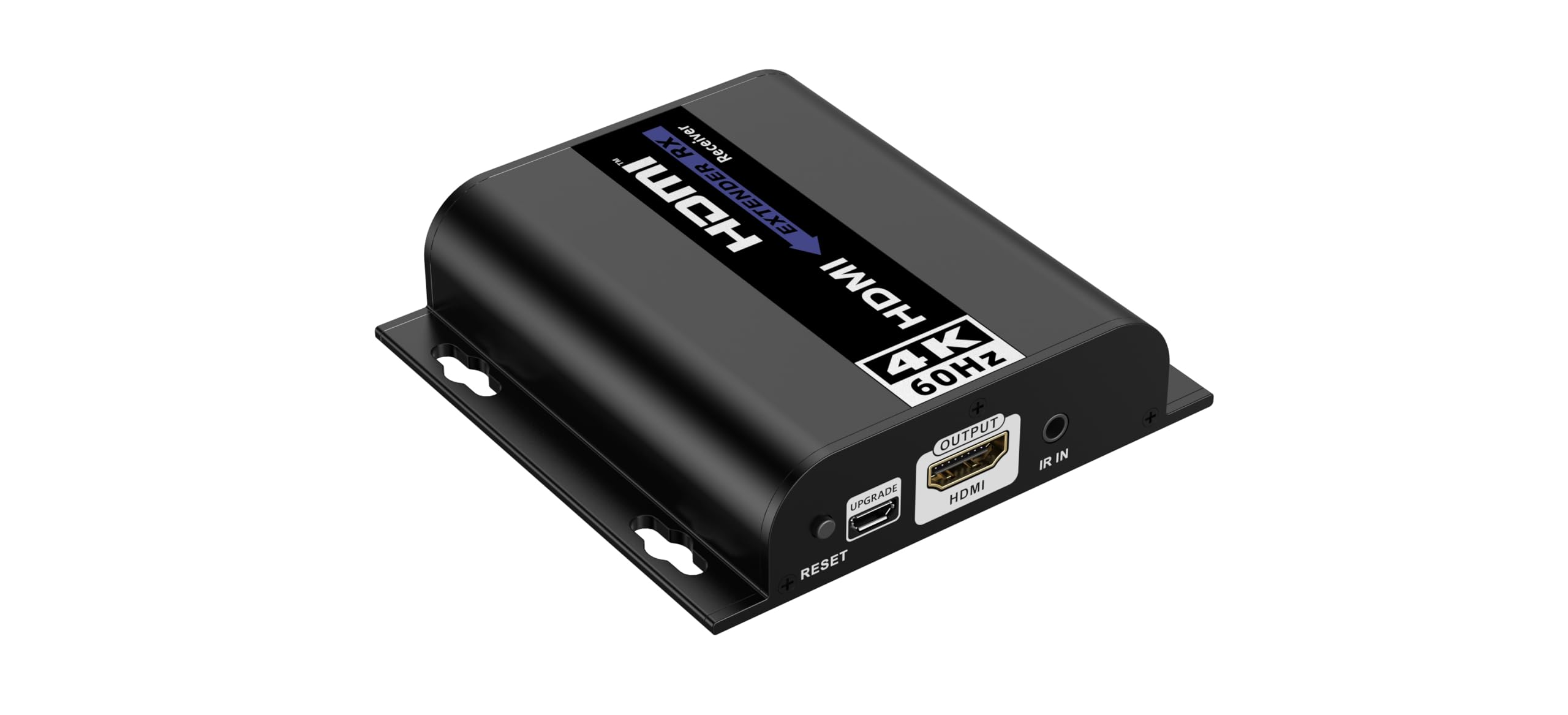 PremiumCord Extensor HDMI 4K hasta 120 m vía LAN, Over IP, Cat5/5E/6, UHD 4K 2160p 60Hz, Full HD 1080p, 4:4:4, HDMI 2.0, HDCP 2.2, Carcasa Robusta de Aluminio