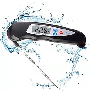 Digitale keukenthermometer, opvouwbare monsterthermometer, vleesthermometer, grillthermometer, thermometer met instant read-out voor keuken, barbecue, eten