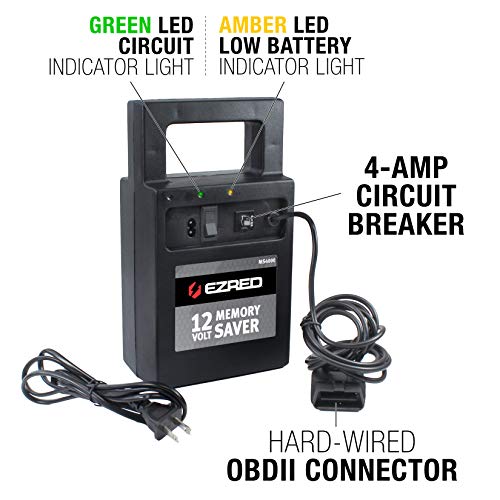 Ezred Ms4000 Automotive Memory Saver With Built In Charger , Black #TOP3